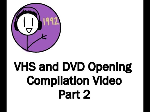 VHS and DVD Openings Compilation Video Part 2