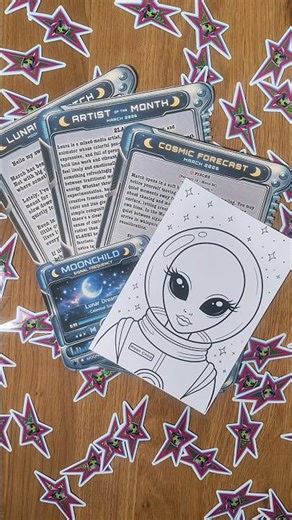 Lunar dispatch features artist of the month, get to read about an artist that I find inspiring!