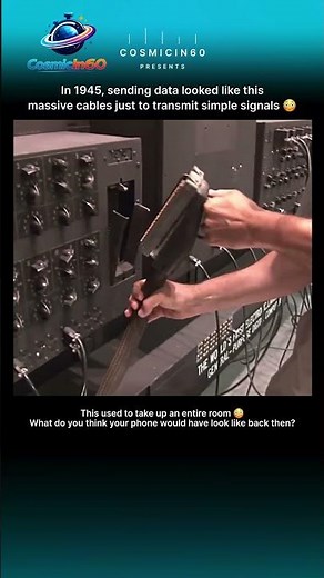 This Is How Computers Sent Data in 1945 😳