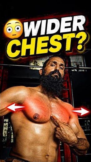 😳 WIDER CHEST? 4 Best Exercises for a Bigger & Wider Chest 🔥💪