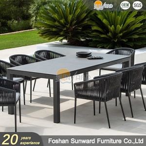 [Hot Item] Outdoor Patio Furniture Teak Wicker Rattan Outdoor Dining Set