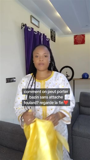 Comment porter le bazin sans attache foulard ?