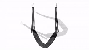 Spine Decompression Back Traction Device, Soft Comfortable Lightweight Back Stretcher for Home Office Car Travelling(Black)