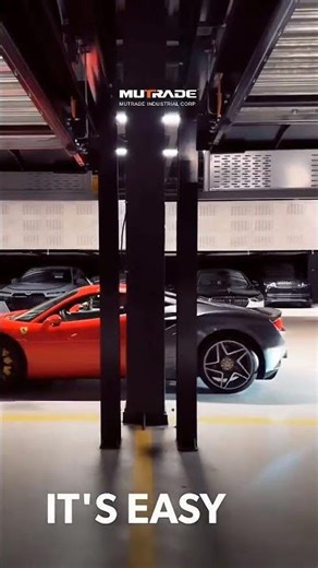 Triple Platform 2-Level Stack Parking System for Vertical Car Storage