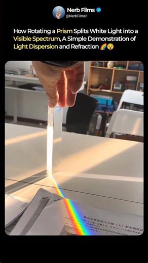 Light Dispersion Through Prism 🌈