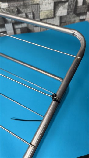 995K views · 2.1K reactions | Fix your dryer rack easily with zip ties | Genius Club | Facebook