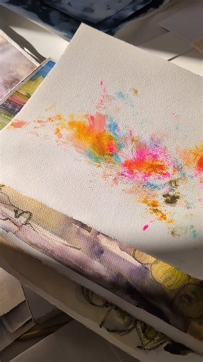 Did you know that your own art can coach you to be a better, freer painter? The variety and diversity of paintings in my studio helps remind me of the different ways art has taught me and all of the surprises that are found along the way. . I love the way my paintings signal me to paint with freedom and coach me to continue pursuing that voice. | Angela Fehr Artist