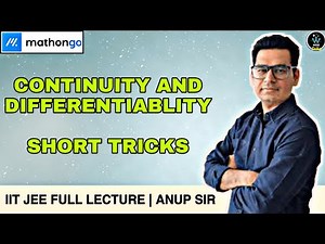 Continuity and Differentiability Class 12 Mathongo | IIT JEE Mains 2025 🎯