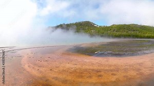 GoPro footage of the Grand Prismatic in Yellowstone National Park.