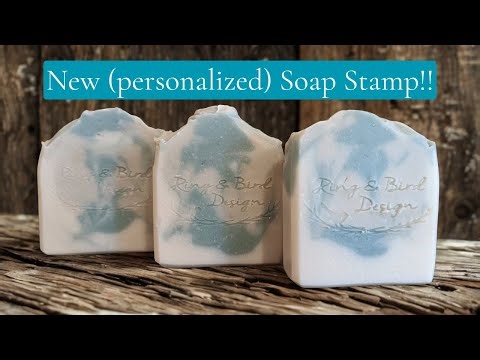 Using A New Personalized Soap Stamp 😊
