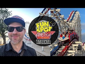 Fun Spot America Atlanta • 2023 Park Tour • Checking Out ArieForce One and the Entire Park!