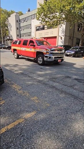 FDNY Battalion 11 Responding On West 100 Street In Upper West Side, Manhattan, New York City