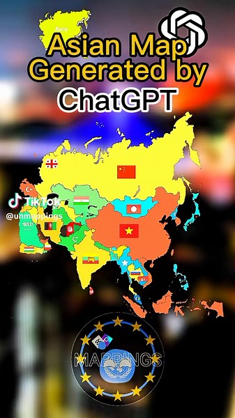 Generación de Mapas de Asia con CHATGPT