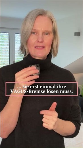 Die Vagusbremse blockiert Dich. 3 Tipps zum Lösen in der Caption.