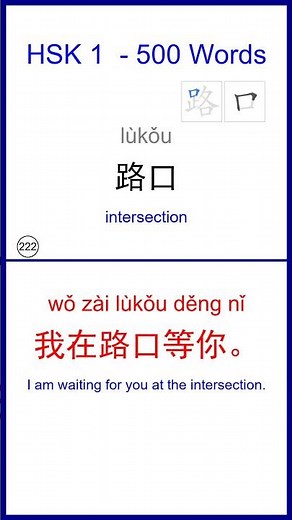 Series HSK 1 Vocabulary: 500 Words with Examples & Stroke Order Animations.