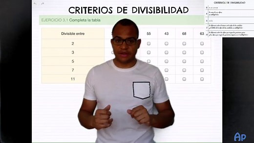 ▷ CRITERIOS DE DIVISIBILIDAD: del 2, 3, 5, 7 y 11| Aulaprende