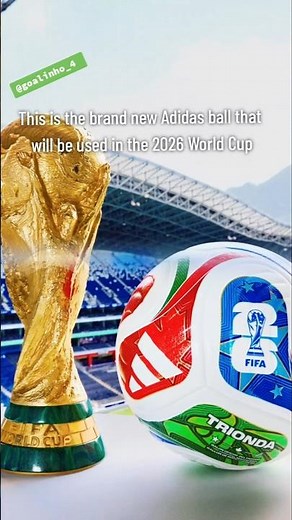 The NEW Adidas Ball for the World Cup 2026 is here! ⚽🔥 #shorts #Adidas #worldcup