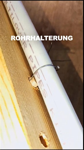 Wie man eine Rohrhalterung aus Draht und Holz macht | Langlebiges Upgrade
