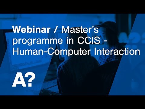 Webinar | Human-Computer Interaction