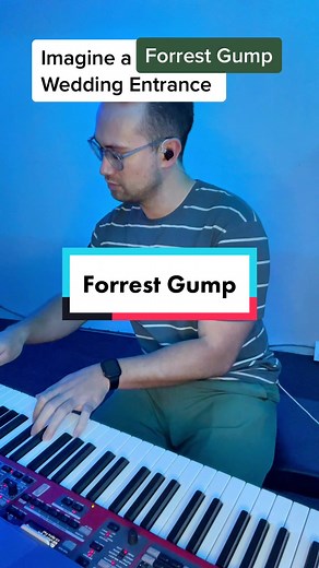 Wedding Piano Entrance Inspired by Forrest Gump | Piano Music TikTok