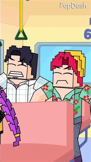 Little Rumi and Mom was Kicked Out of the Bus… but Saja Boys Did Shocking Thing #minecraft #shorts