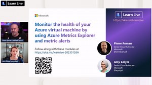 Azure Core IaaS Study Hall Ep06: Monitor the health of your Azure virtual machine by using Azure Metrics Explorer and metric alerts
