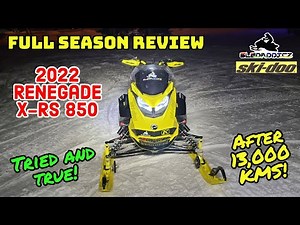 Reviewing the Fleet Part 2 of 3! | 2022 Ski-Doo Renegade XRS 850 After 13,000 KMs | A Mogul Master!