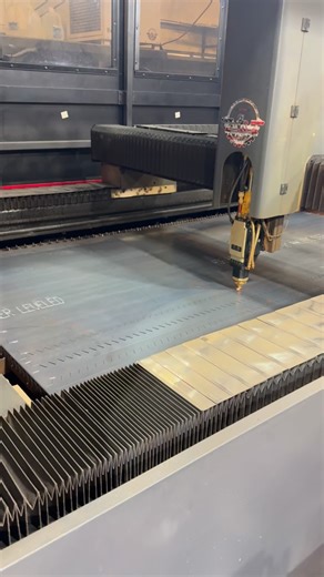 3.2K views · 96 reactions | Cutting new slats for the laser today. We are going to coat them in @waltersurfacetech plasma coating to help keep dross down. #laser #welding #fabrication #manufacturing #lasercutting #cncmachining | TRAT FAB | Facebook