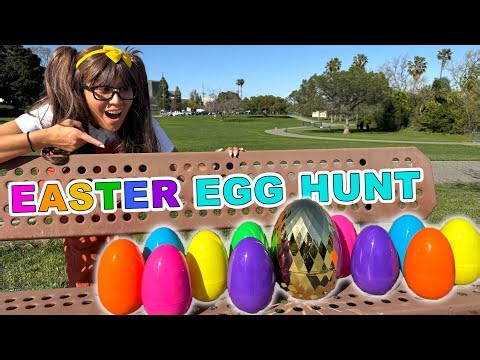 Easter Egg Hunt | Soso Goes On A HUGE Easter EGG Hunt At The Playground!