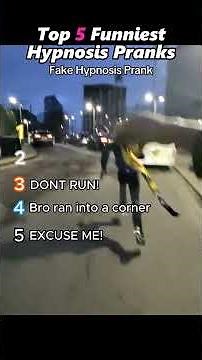 Ranking top 5 funniest hypnosis pranks