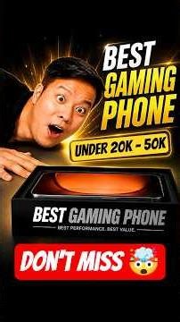Top 5 Best Gaming Phones Under ₹20K–₹50K 🎮🔥 | Ultimate Gaming Beast 2026!