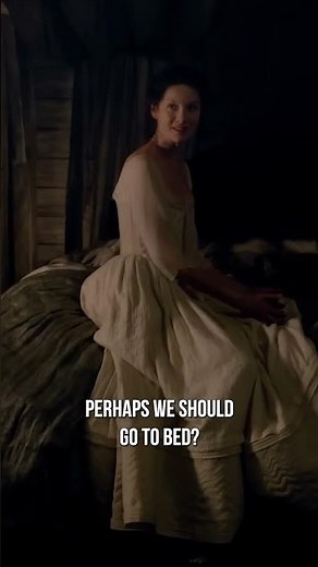 Claire invites Jamie to bed 🔥 | Outlander #shorts
