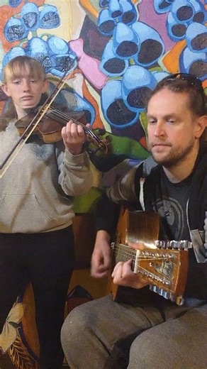 Heel Toe Polka Violin and Guitar Cover "B" Section Short