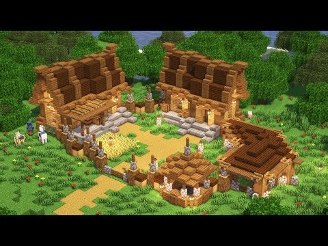 Small Houses for 2-players / Minecraft Tutorial