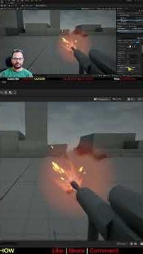 Muzzle Flash in Unreal Engine 5 Niagara