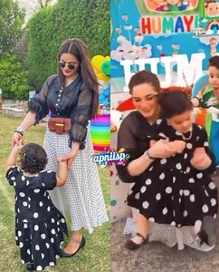 727K views · 5.9K reactions | Mummy Aiman Khan with baby Amal Muneeb at a Birthday party  | ApniISP.Com | Facebook