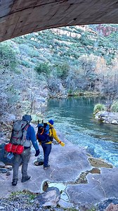 Sorry, we can’t. We are restoring a stream. The Wild Arizona Crew is in the Arizona Wilderness removing invasive Arundo (Giant Reed) and Tamarisk (Salt Cedar). These are non-native plants that guzzle water, crowd out native species, and degrade stream habitat. | Wild Arizona