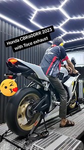 Honda CBR600RR 2023 with Toce exhaust | Dlogtech