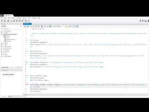 GROUP BY, ORDER BY Statements - SQL CODING VIDEO