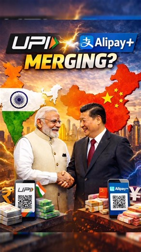 Ab UPI china me bhi chalega | UPI and Alipay plus merge | India ka masterstroke 🔥 | #Geopolitics #india #reels #viral | News Aaj Kal