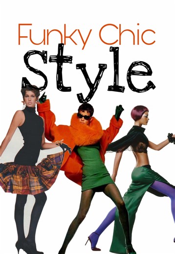 Funky is the new chic, chic is the new funky 👩🏽‍🎤🖤 #funkychic #funkyfashion #moodboardaesthetic #fashionaesthetics #styleinspo