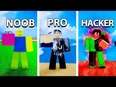 NOOB vs PRO vs Hacker Blox Fruits