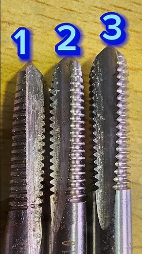 Dlaczego aby wykonać gwint wewnętrzne potrzeba aż 3 gwintowników? Brzmi jak suchar o służbach?