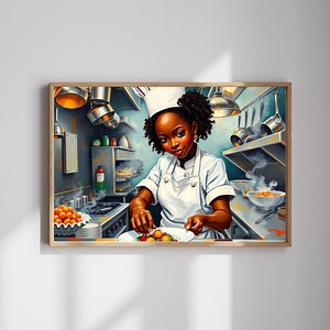 Black Woman Chef Jigsaw Puzzle: Afrocentric Family Fun - Etsy
