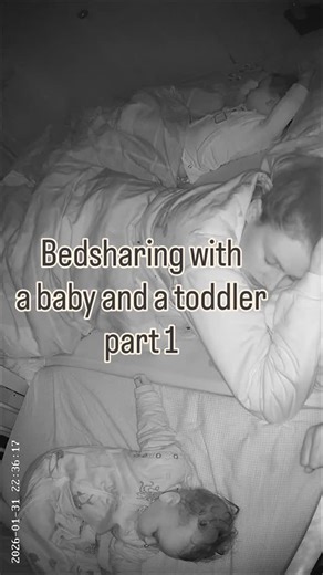 Chloe ~ Infant Holistic Sleep Coach on Instagram: "Part 1 ~ Since having my second I don't bedshare as often with my toddler due to my main focus being to nurse my baby on demand throughout the night as I am too lazy to pump From time to time both of my children do share the bed with me and when doing this it's important that I remain in the middle to keep the youngest safe. As we have a sidecart set up I try my best to keep her in there so if I do turn onto my back (as seen multiple times in th