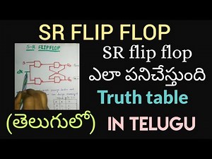 SR Flipflop IN TELUGU- digital electronics, STLD,DLD,DE- B-TECH, DIPLOMA