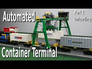 Lego automated container terminal part 1: Unloading containers