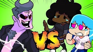 Friday Night Funkin but Daddy Dearest vs Sky and Carol Battle Part 2