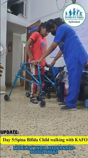 First Steps with KAFO | Child's Gait Training Journey Begins! (MIH)