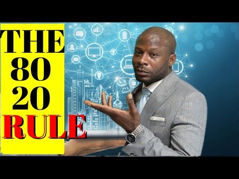 The 80 20 rule | Chase the big rocks | Do more by doing less